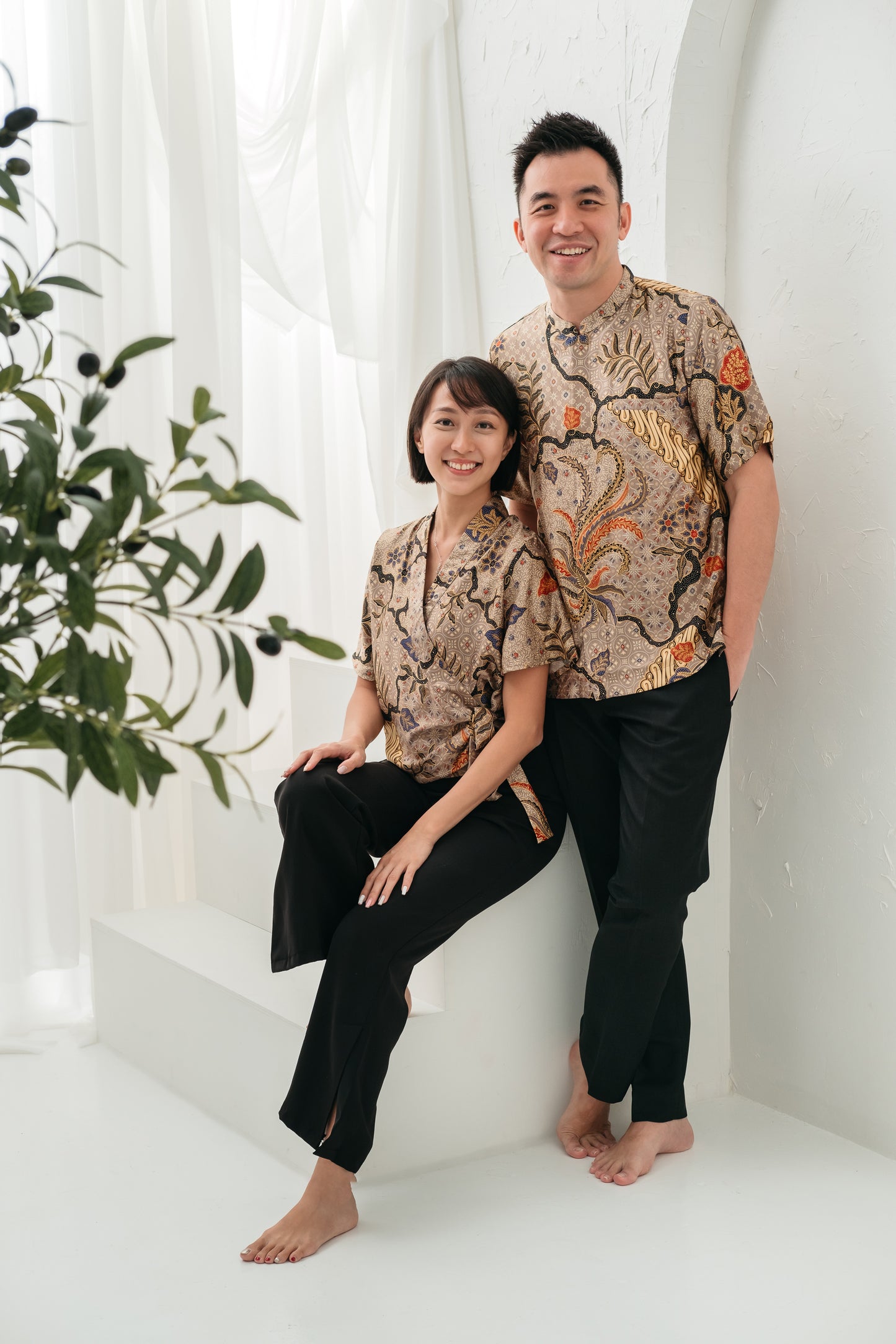 Golden Rays Wrap Top